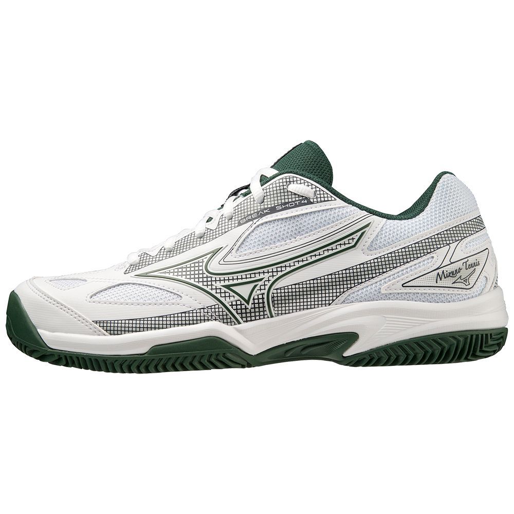 Mizuno Break Shot 4 Cc Tennissko Dame Hvite | QFSTRJ193