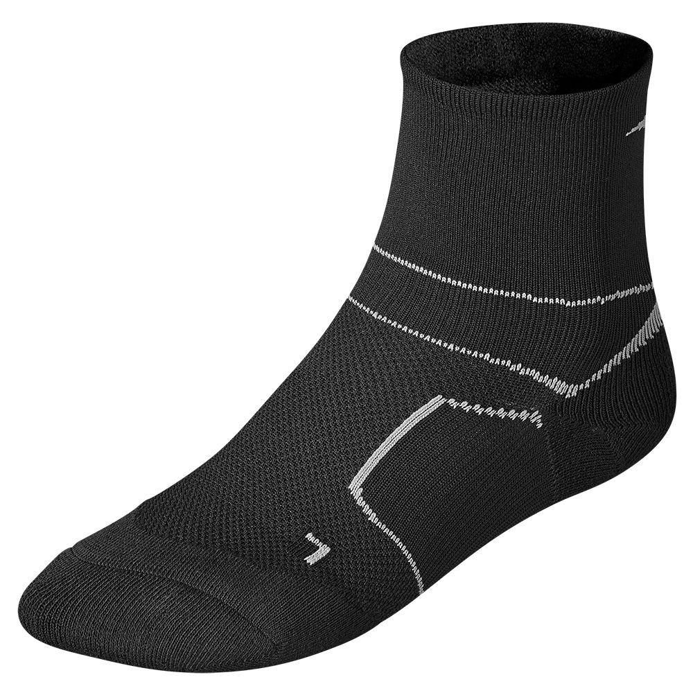 Mizuno Er Trail Sokker Dame Svarte Grå | YWCKFU651