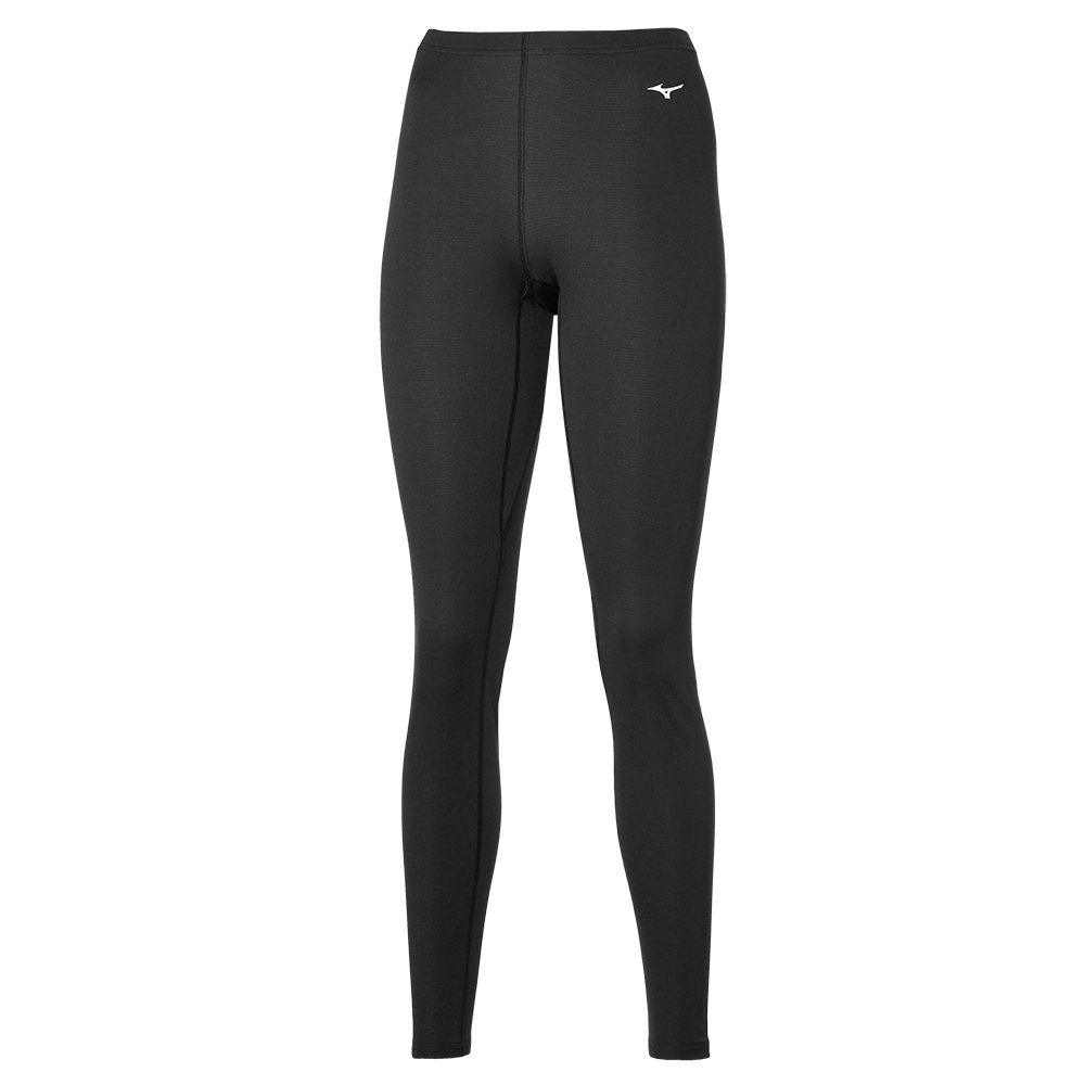 Mizuno Midweight Long Leggings Dame Svarte | LRJTNI820