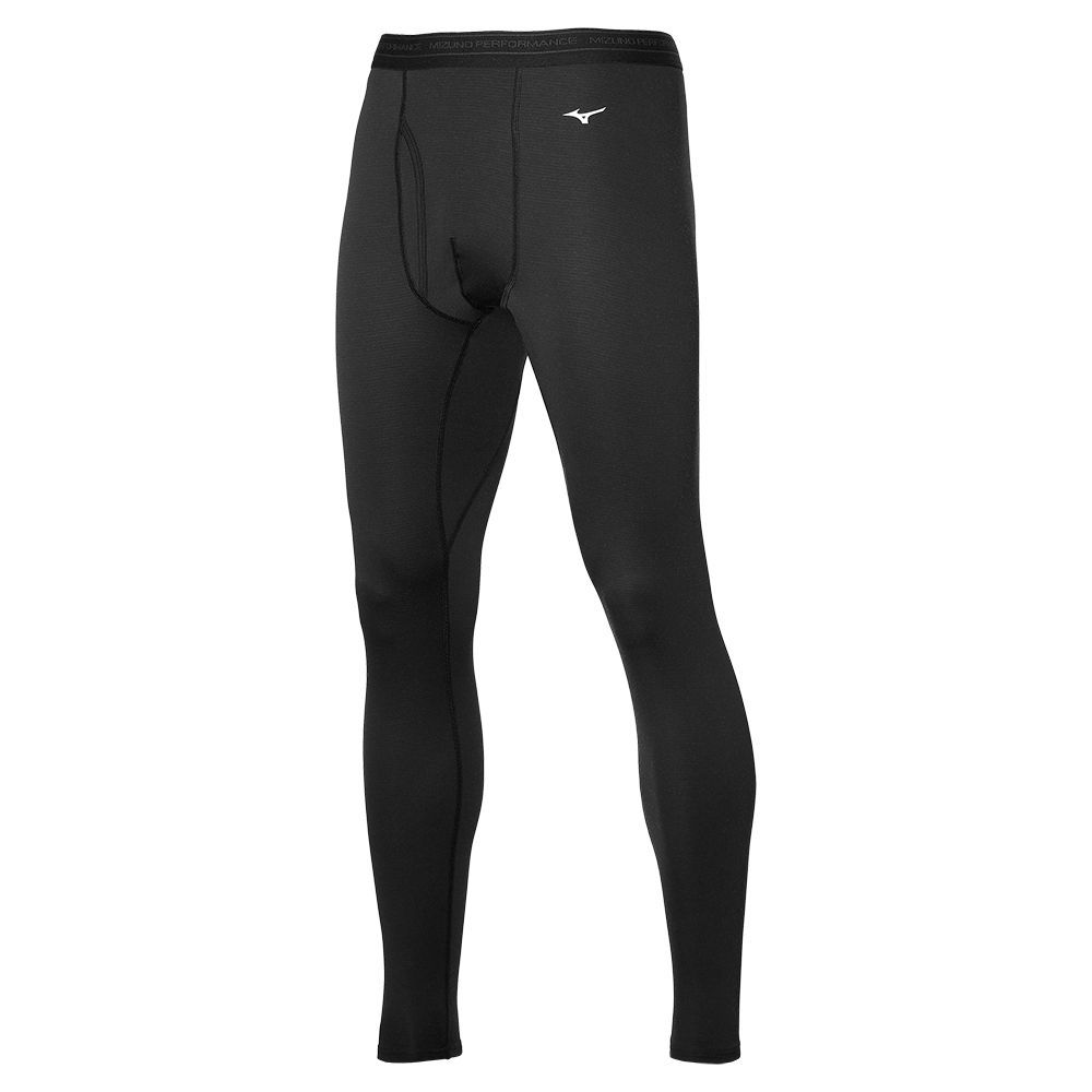 Mizuno Midweight Long Løpetights Herre Svarte | AFDHSQ857