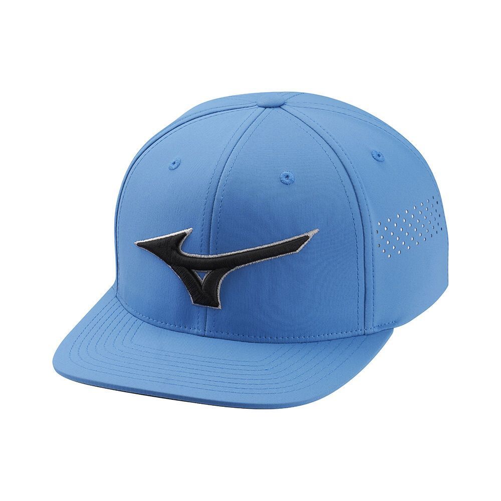 Mizuno Tour Flat Snapback Hodetøy Herre Blå | MUSJQY847