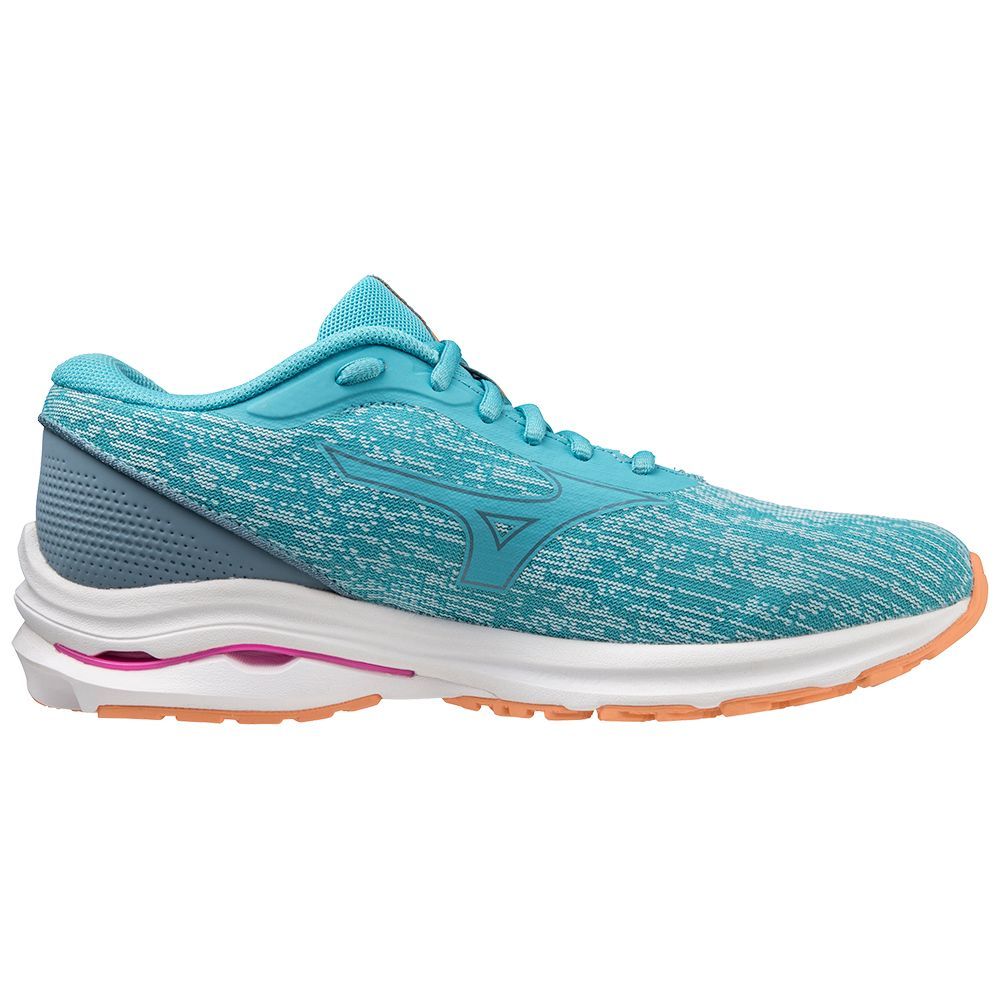 Mizuno Wave Kizuna 3 Løpesko Dame Blå Sølv Lyse Oransje | QGDMRE208