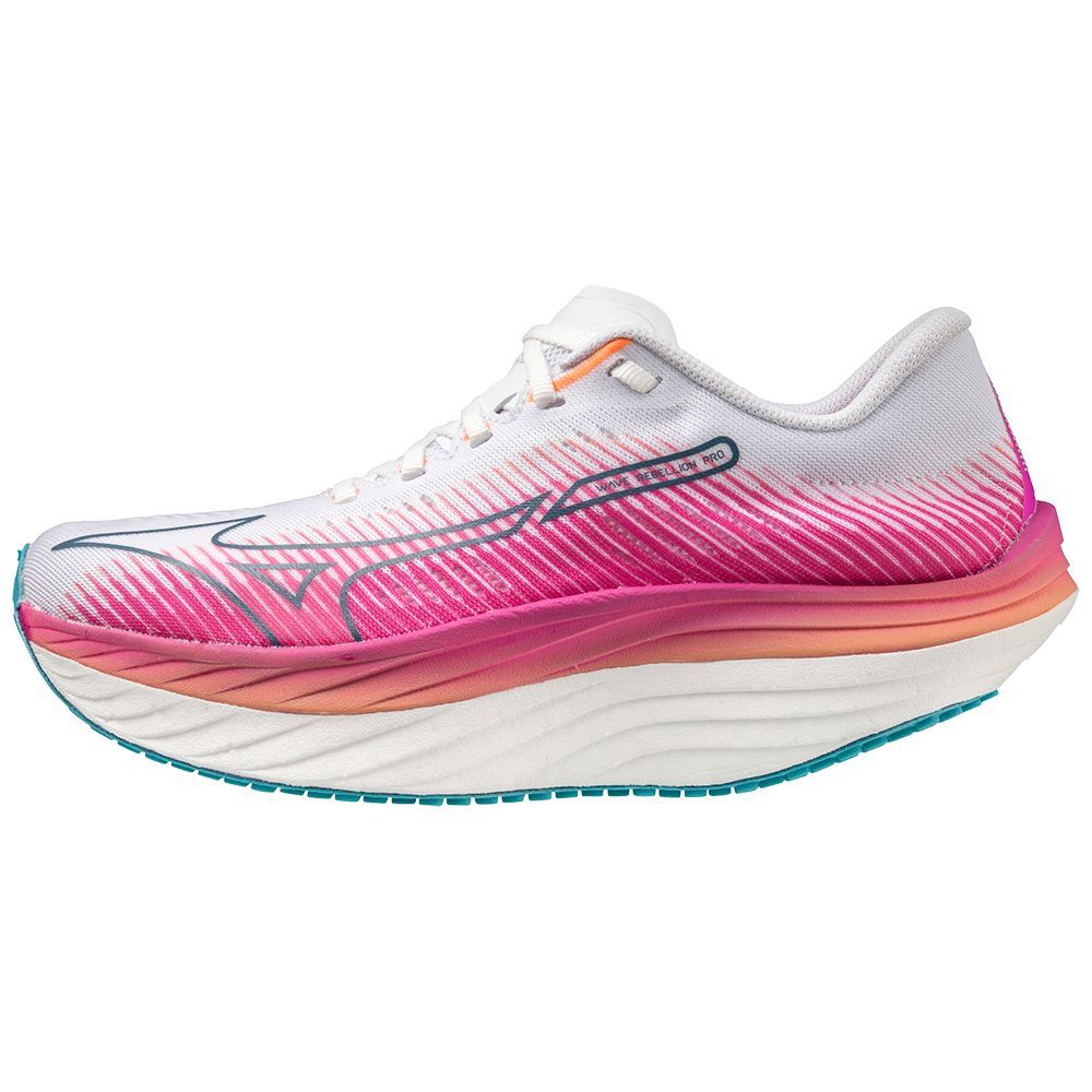 Mizuno Wave Rebellion Pro Løpesko Dame Hvite Sølv | CIHAWT580