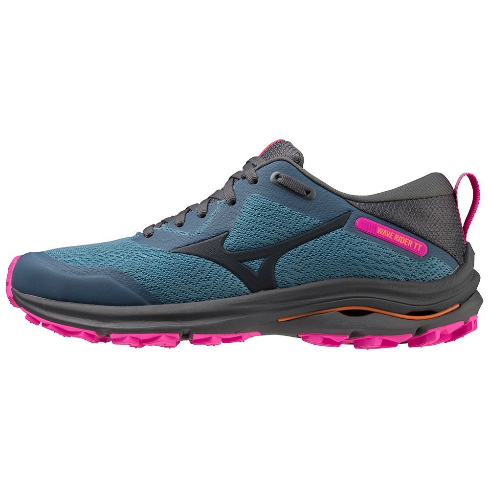 Mizuno Wave Rider Tt Trail Løpesko Dame Blå | TEYQWX059