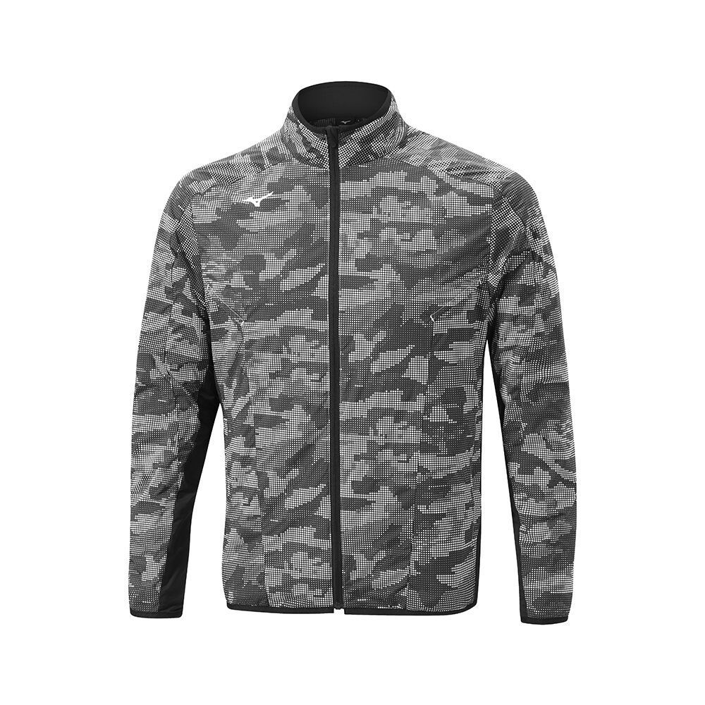 Mizuno Winter Stretch Full Zip Topper Herre Grå | WYCKUJ065